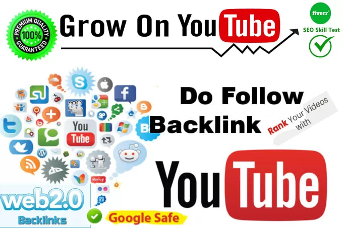 Boost Your YouTube Channel's SEO with 2000+ High Quality Backlinks