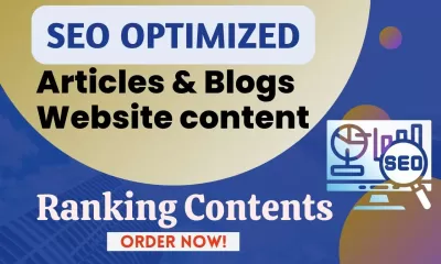 write SEO tech articles, website content, ai, and blog posts
