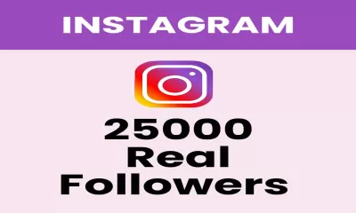 25,000 real Instagram followers Guarantee 360 days