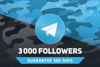 Add 3,000 subscribers in Telegram. Guarantee 360 days