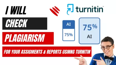  i will offer Turnitin reports for your assignments, both a Similarity Report and AI Report.